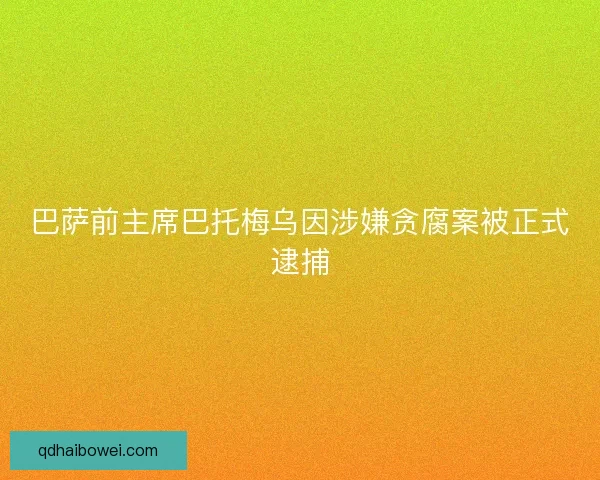 巴萨前主席巴托梅乌因涉嫌贪腐案被正式逮捕 巴萨前主席巴托梅乌因涉嫌贪腐案被正式逮捕